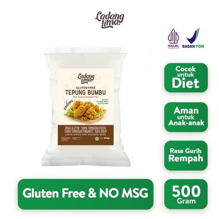 Tepung Bumbu Serbaguna 500g - Ladang Lima Tepung Gluten Free NO MSG