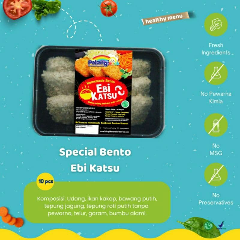 Bento Ebi Katsu Pelangi Food