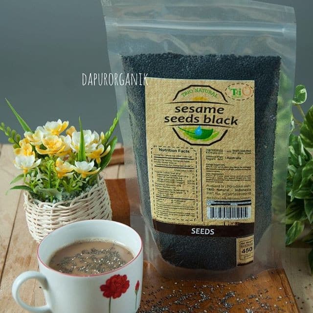 Black Sesame Seed Trio Natural (Wijen Hitam)