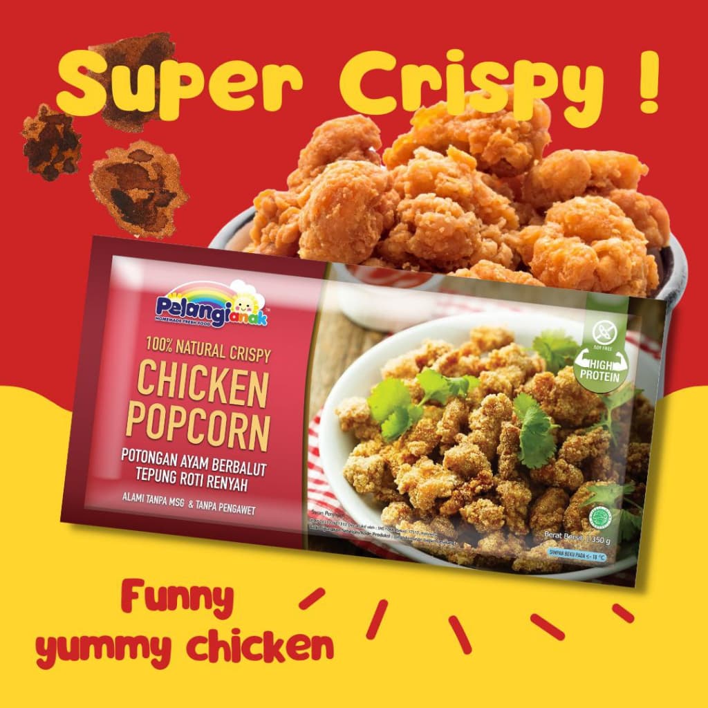 Chicken popcorn by pelangi Anak SNACK SEHAT