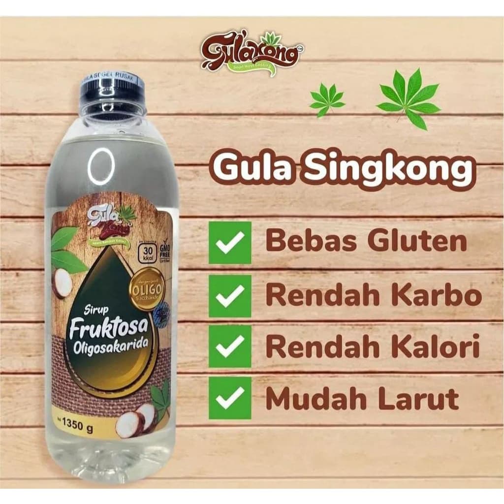 Gula Sehat Gula Singkong Cair (Gulakong) Diabetic — 1350ml