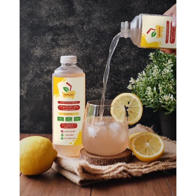 Minuman Lemon Sereh Dengan Gula Singkong — 1L