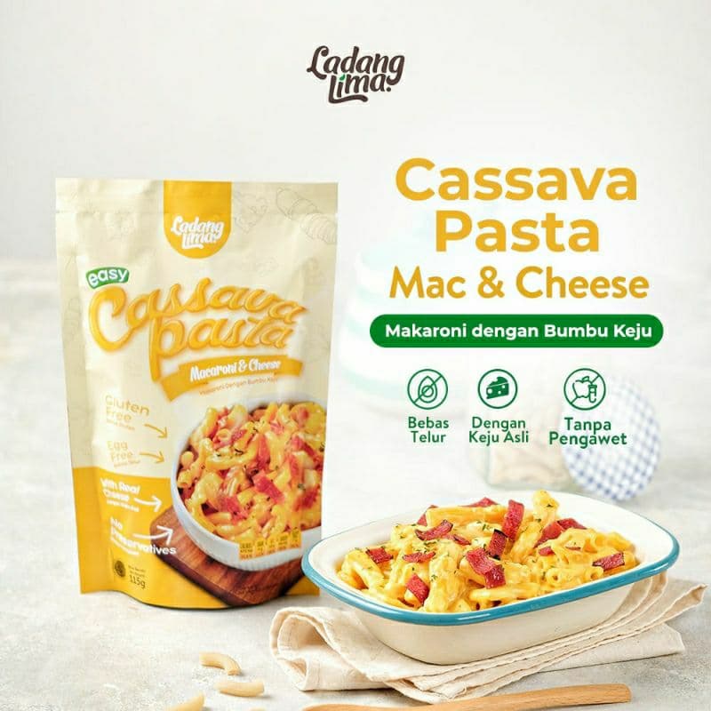 Pasta Mac N Cheese (Pasta Keju) Ladang Lima Gluten Free