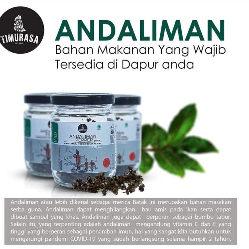 Timurasa Andaliman Pepper (Merica Batak)