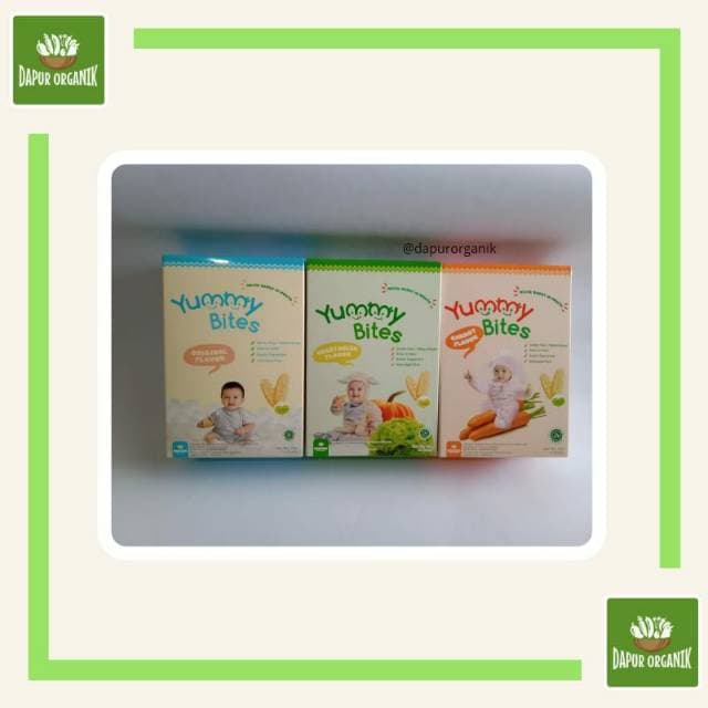 Yummy Bites Crackers Beras MPASI 25gram