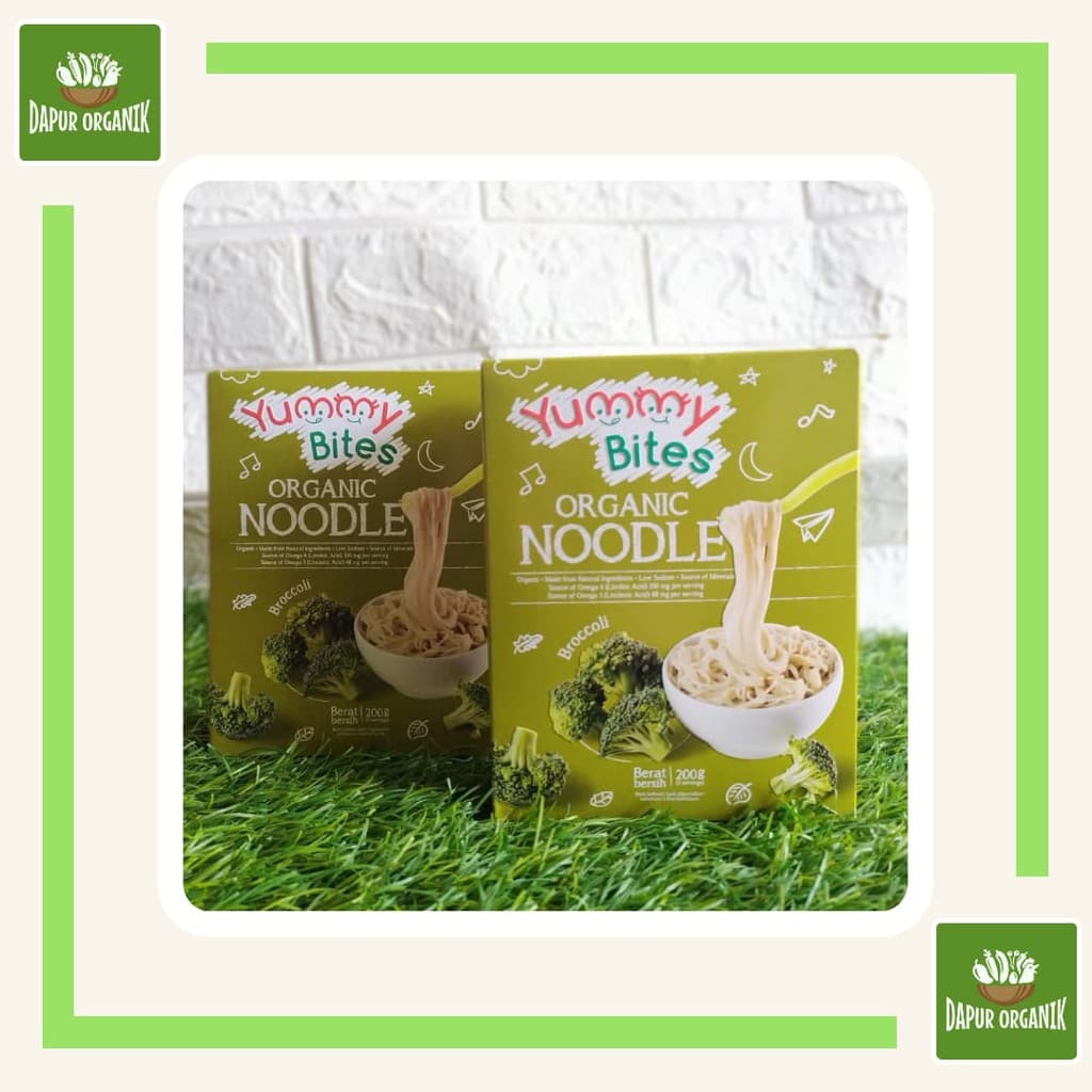 Yummy Bites Organic Noodle Mie Sehat MPASI Bayi Organik